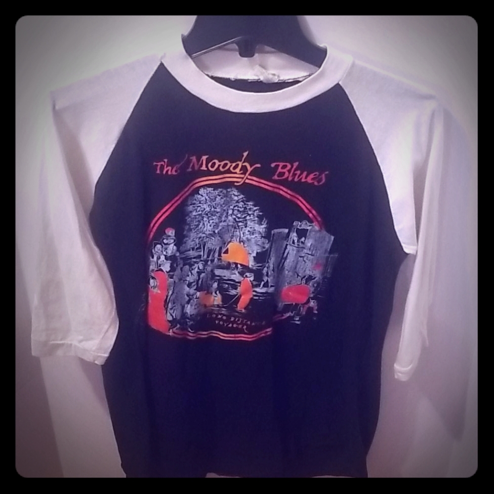 🎼🎶RARE VINTAGE MOODY BLUES Tee